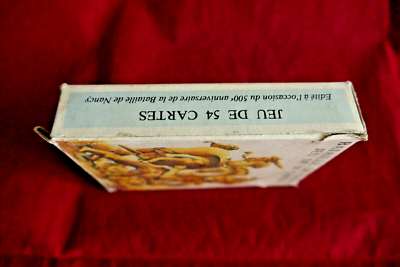 Coffret De 2 Jeux De Cartes À Jouer 54 Cartes Bataille De Nancy 1477