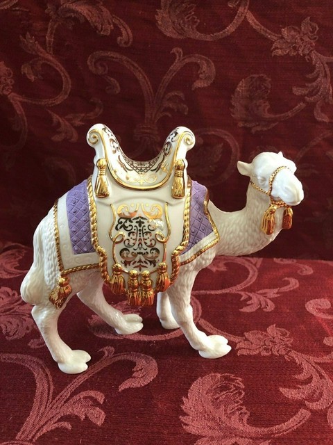 Lenox First Blessing Camel Figurine Nativity Standing Purple Gaspar's for sale online