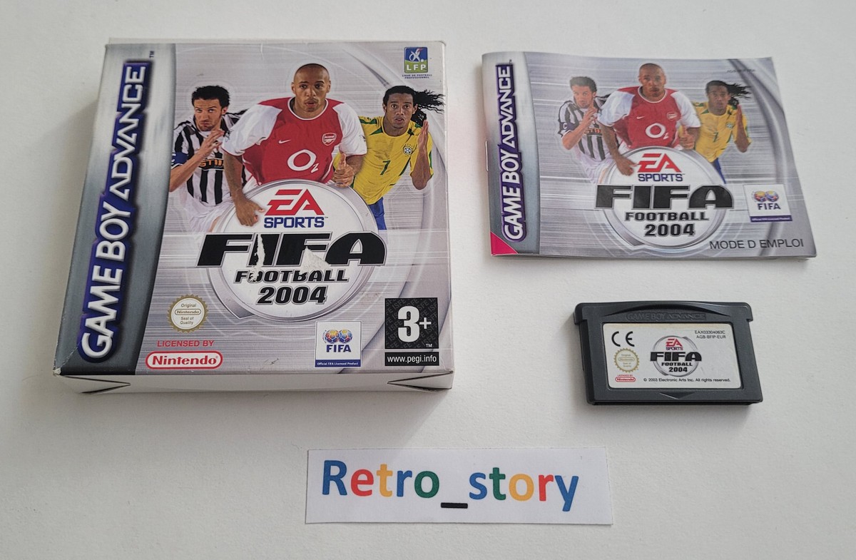 Nintendo Game Boy Advance GBA FIFA Football 2004 PAL FRA