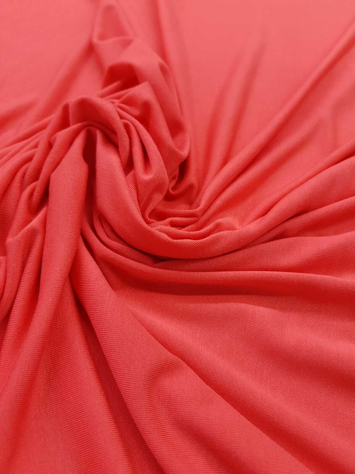 Tela de jersey elástica de coral para vestidos/prendas para el torso/artesanías - A468R