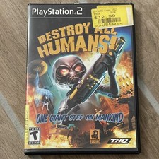 Destroy All Humans Sony PlayStation 2 PS2, 2005 Complete  Tested  