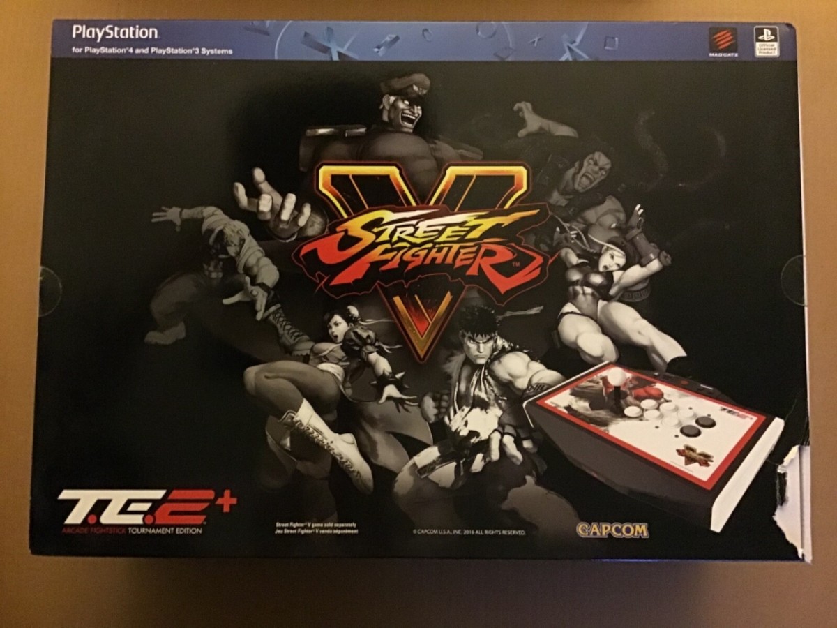 外箱 説明書付Mad Catz TES+ アケコン ストリートファイターV Mad Catz Street Fighter V Arcade Fightstick TES+2 Sealed! Read