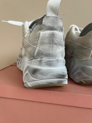 Acne Studios , Rockaway Tumbled Sneakers in White , BNIB 45
