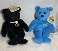 23 Karat Gold 'n Bears  BILL CLINTON  MONICA Plush Bear 2001 NWT