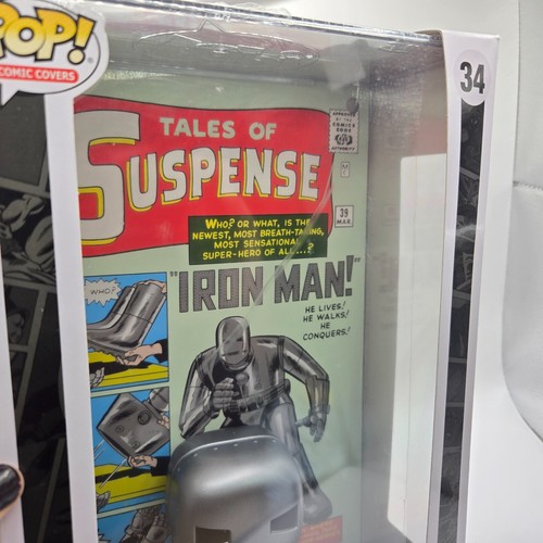 Marvel - Tales of Suspense Iron Man #34 copertina fumetto Funko Pop! - Foto 5 di 19