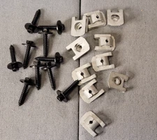 Fender Liner Splash Shield Screws & U Nuts For Ford F-150 F150 - 10 of Each