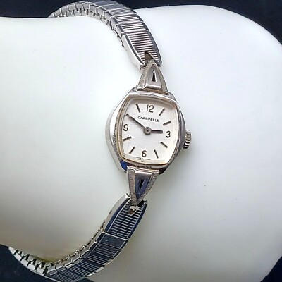 Vintage Caravelle Ladies Mechanical Watch Stainless Steel  display picture 2