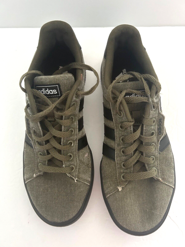 OFERTA Adidas Para Hombre Daily 3.0 Zapato de Patinador Lifestye Court Skateboarding EE. UU. 7 Oliva