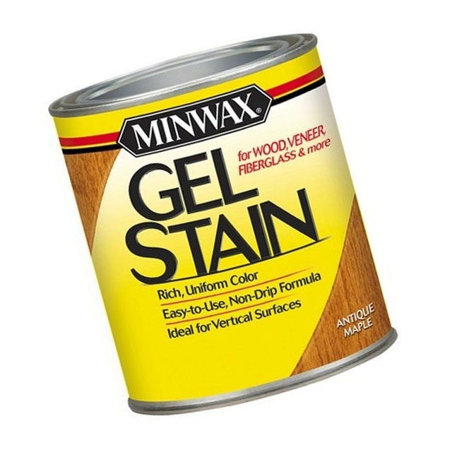 Minwax 260304444 Interior Wood Gel Stain, 1/2 pint, Antique Maple eBay