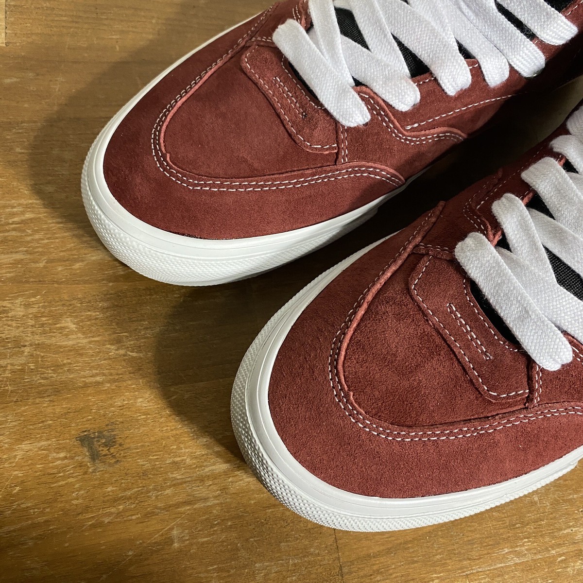 Vans Half Cab Brick Red Pig Suede - Size 9 | eBay Vans Half Cab Brick Red Pig Suede - Size 9 | eBay