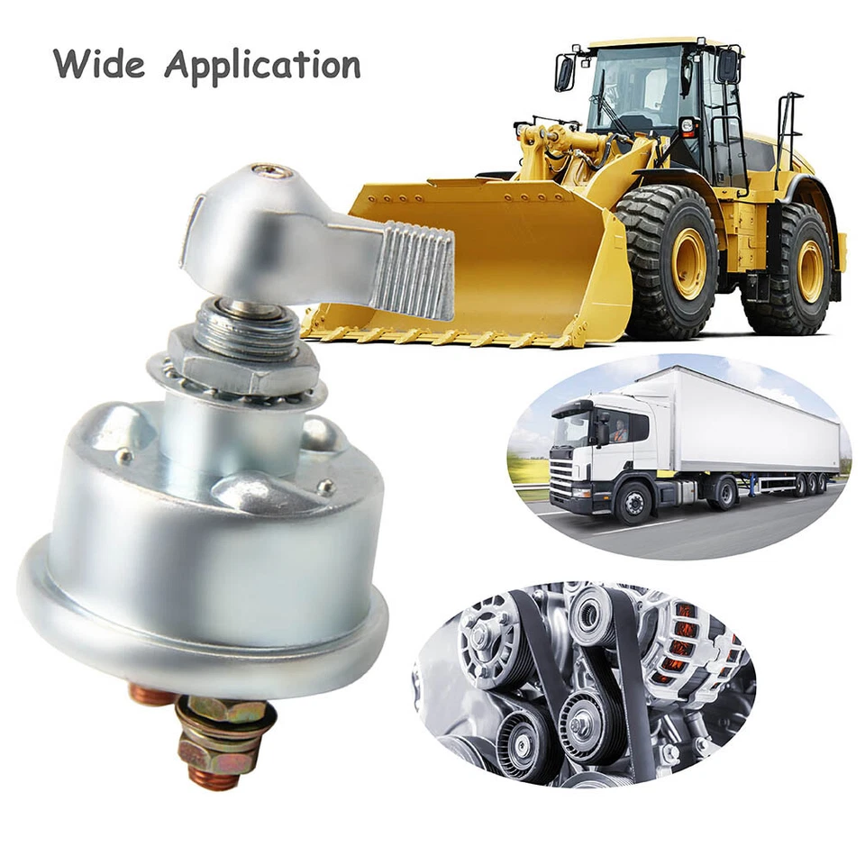 Interruptor de desconexión rápida de batería maestra marina de coche de 12 V 2 postes SPST Kill Cut Foto 3 de 4