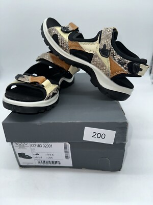 Ecco Yucatan Offroad Sandals Hiking Multicolor Women S EU 40 Us 9-9.5 REP BOX