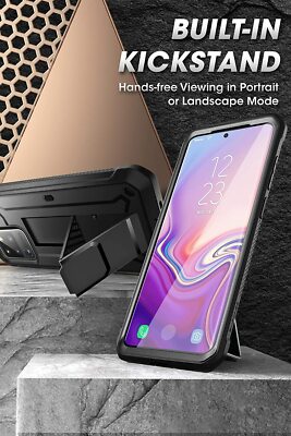 SUPCASE Screen Protector Stand Case for Samsung Galaxy S20 Ultra Full-Body Case