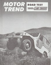 Toyota Land Cruiser 4WD Hardtop Road Test Reprint from Motor Trend July 1963