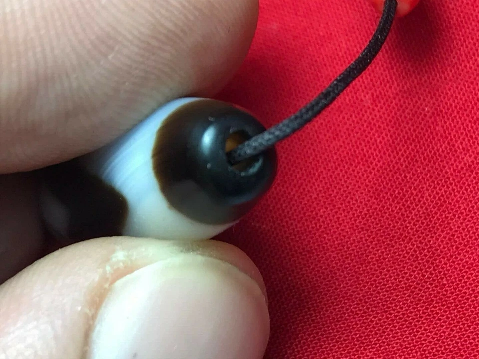 Cuentas tibetanas Dzi, Taso Ma, cuentas de diente de tigre Foto 2 de 4