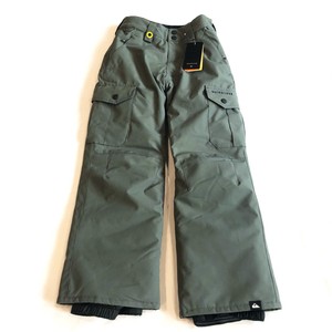 porter quiksilver ski youth pants snow gray medium