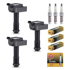 3X Ignition Coil & 3X NGK Iridium Spark Plug fit Ford Bronco Sport Escape 1.5L