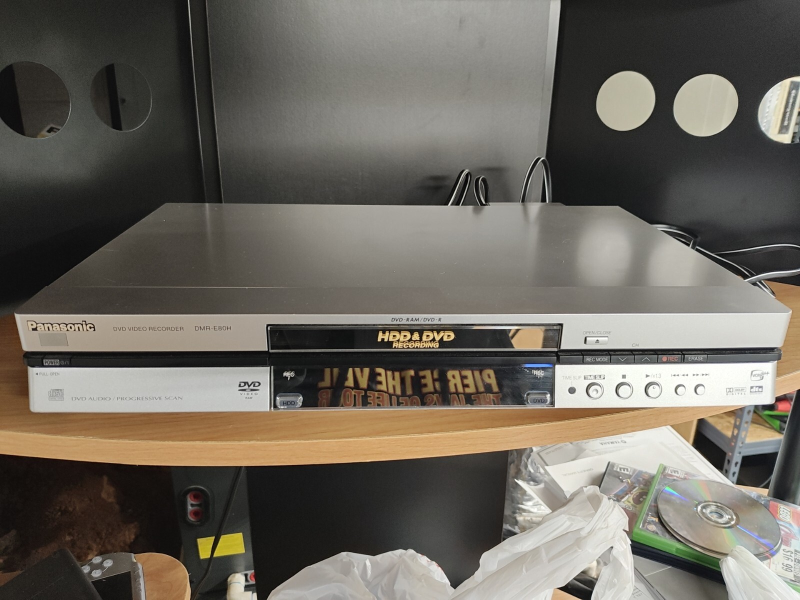 Panasonic DMRE80H DVD Player Recorder w/ HDD Hard Drive Burner DVR No