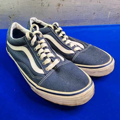Classic Old Skool Vans off the wall shoes, Mens Size 13, Blue, Style Code 614992