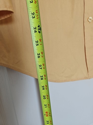 Chico's Long Honeysuckle Colored Shirt Size 0 US Cotton Blend NWT - Picture 5 of 6