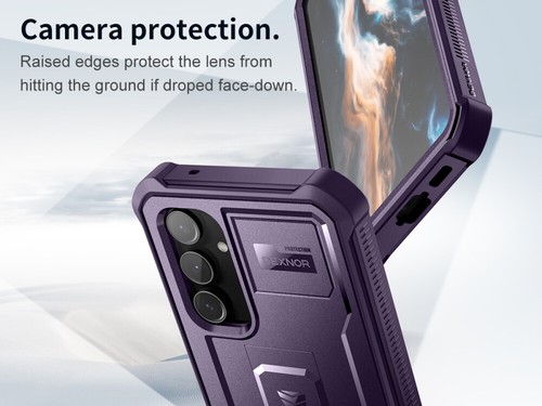 Dexnor Full Body Case for Samsung Galaxy S23 FE Shockproof Cover with Kickstand - Picture 56 of 72