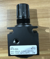 Parker R75-02A REGULATOR QUBE 75 SERIES PORT SIZE: 1/4 in New
