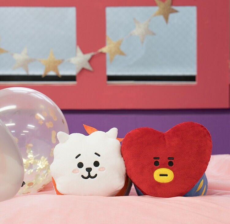 RARE BTS BT21 Let's Party‼ Ichiban Kuji 2020 Mini Pillow All Set