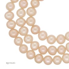 15.5" Peach Freshwater Pearl Off Round Beads 5-5.5mm 66251