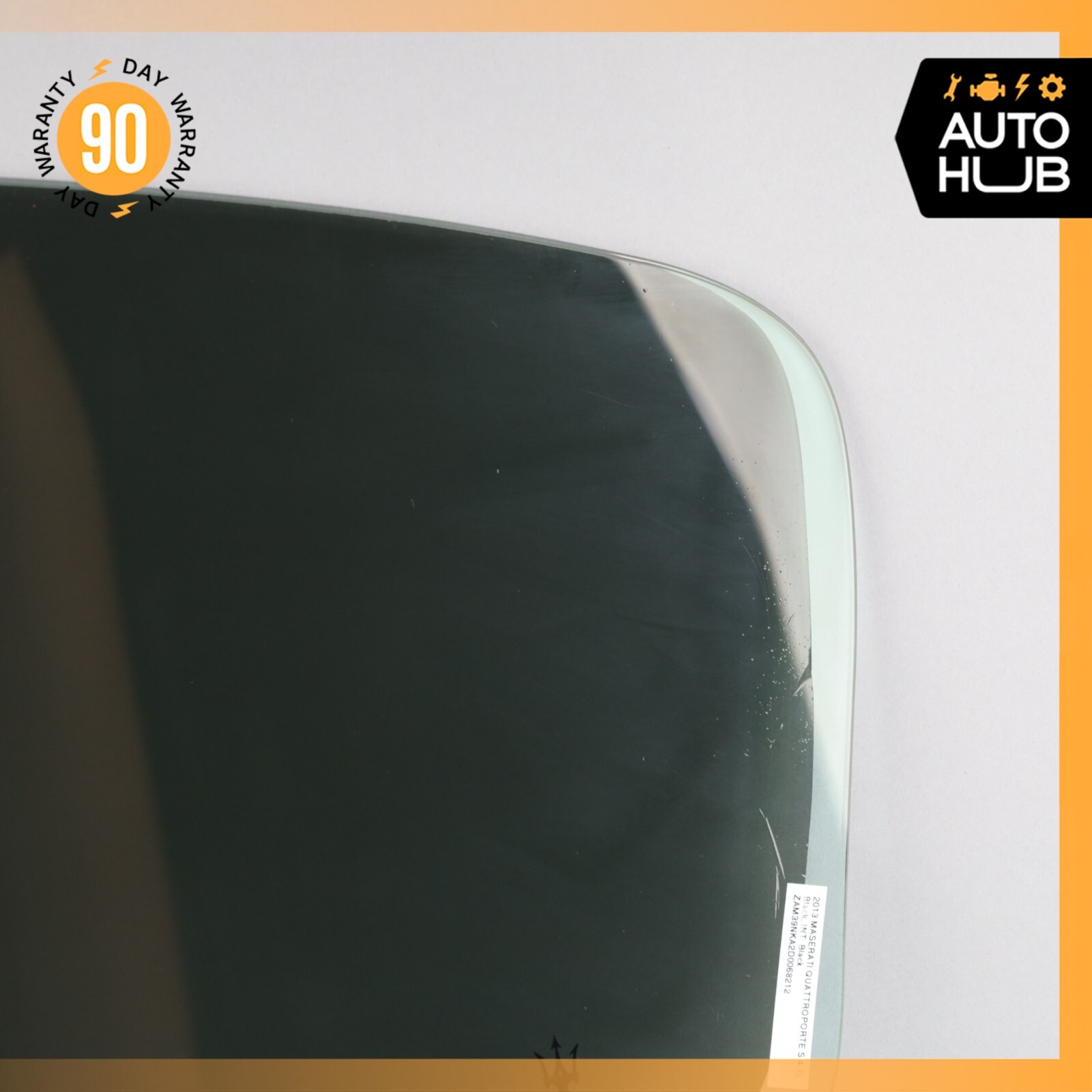 03-13 Maserati Quattroporte M139 Rear Right Passenger Side Door Window Glass OEM
