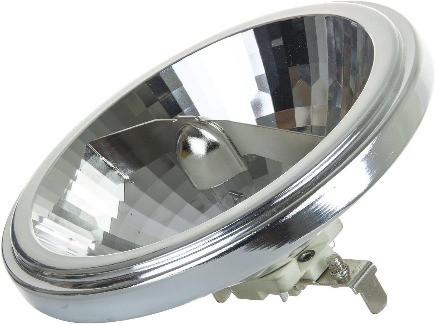 6Pack AR111 G53 Reflector Flood Light Bulb, 3200K, 50W, 650LM, 24&deg;, 12V