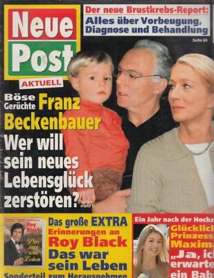 Neue Post Anastacia,Franz Beckenbauer, Black,Suzanne von Borsody,Jutta Speidel