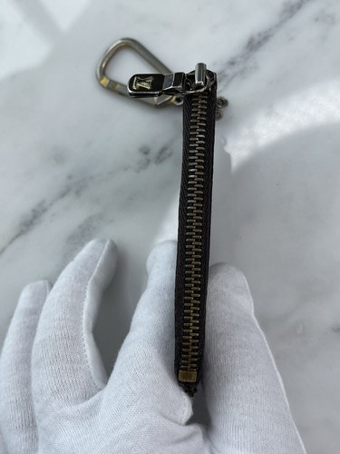 Auth Vintage Rare Louis Vuitton Monogram Key Cles Pouch Pochette Key Chain Coin - Picture 3 of 17