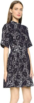 RACHEL COMEY - Strata Lace Dress in Navy, Size 6, New with Tags | eBay