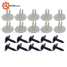 Juego de 1/10 pinzas de tuerca de ojal de tornillo de montaje lateral para parachoques para Honda Acura
