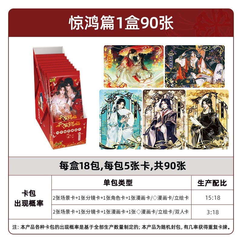 Kayou Tian Guan Ci Fu Hua Cheng Xie Lian Collection Trading Card