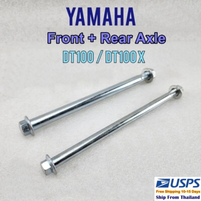 F7 Front + Rear Axle Dt100 Dt100x Yamaha Dt Axle FrontAxle RearAxle Shaft Steel