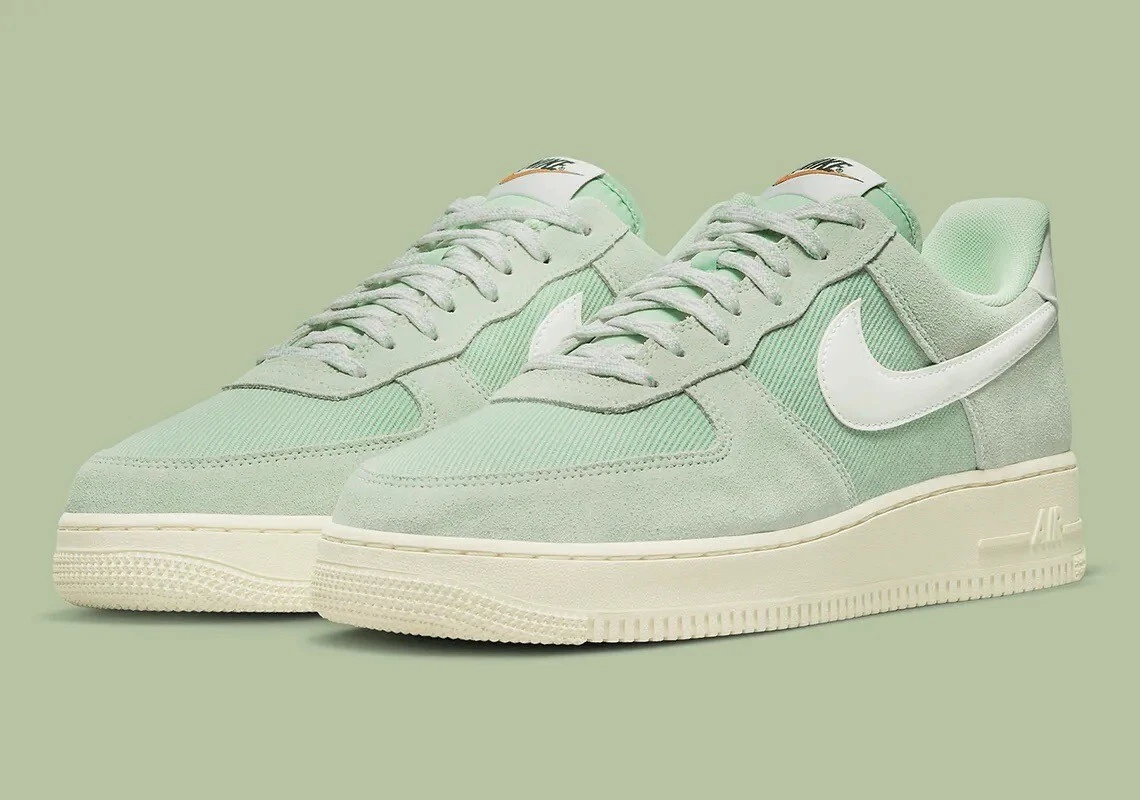 nike air force 1 low enamel green
