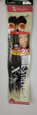 2X X-Pression Ultra Braid 42'' 100% Kanekalon Pre-Stretched