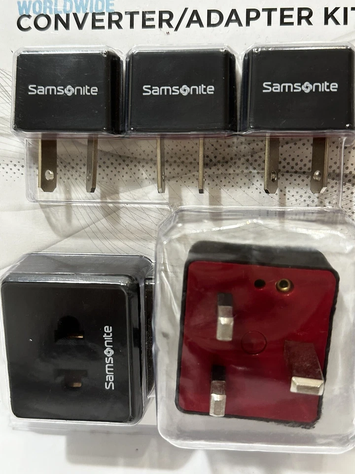 Открытая коробка Samsonite конвертер/адаптер штепсельная вилка набор международных путешествий по миру - Изображение 2 из 4