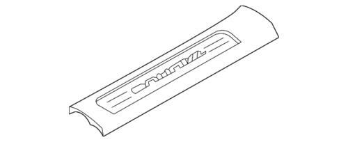 Placa de umbral delantero para Ford (N/P DG1Z-5413209-AB)
