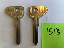 TWO 1966, 1967, 1968, 1969, 1970 VW Beetle K ignition key blnks. Exact fit! 1513