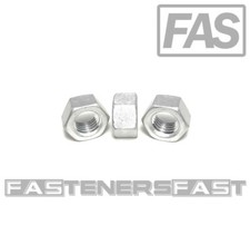 (5) 5/8-11 Finished Hex Nuts Aluminum - Solid Aluminum (5 Pieces)