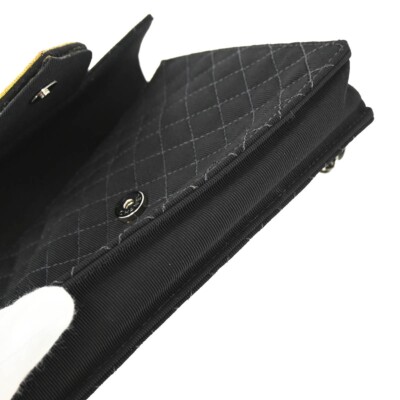 CHANEL バッグ Chanel Black Canvas Emblem Shoulder Bag 185162 | eBay