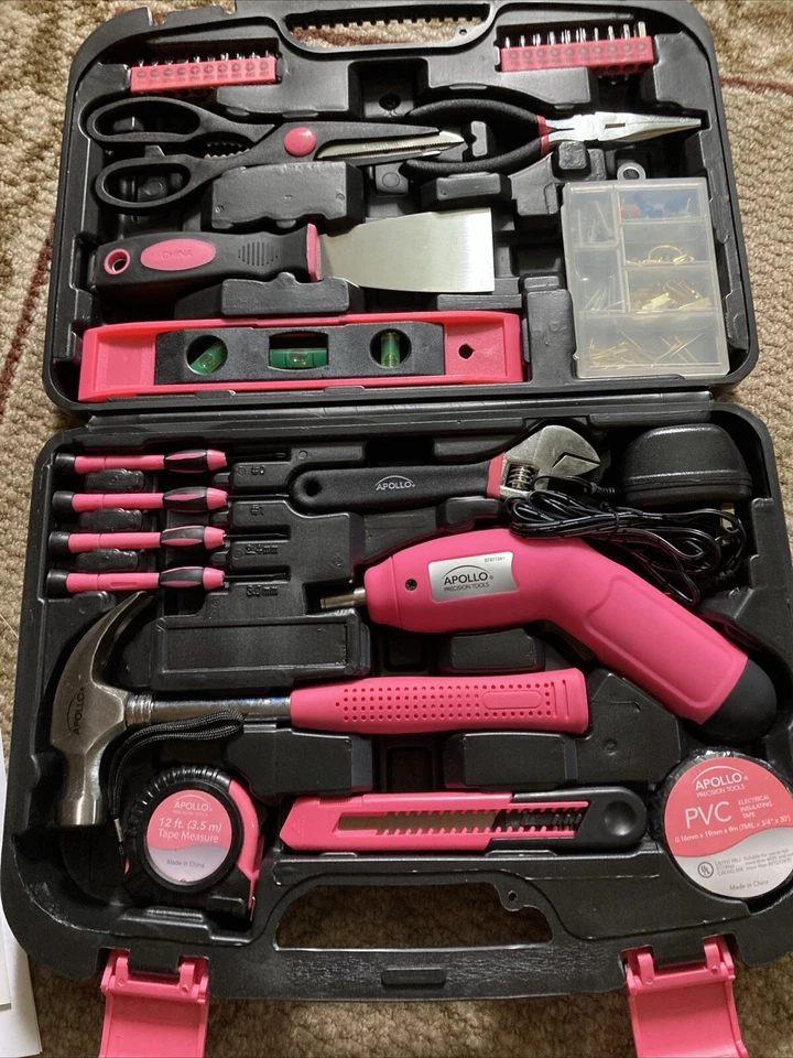 Apollo Precision Tool Set Including 3.6v Cordless Screwdriver 135-Piece New - Image 2 of 4