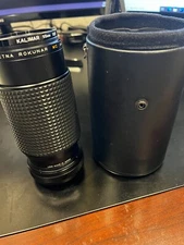 Vintage Aetna Rokunar MC AUTO  1:4.5 F=80-200mm w/Kalimar 55mm UV Filter & Case