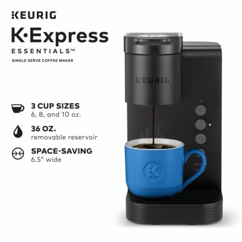 Keurig K-Express Essentials Single Serve K-Cup Pod Coffee Ma