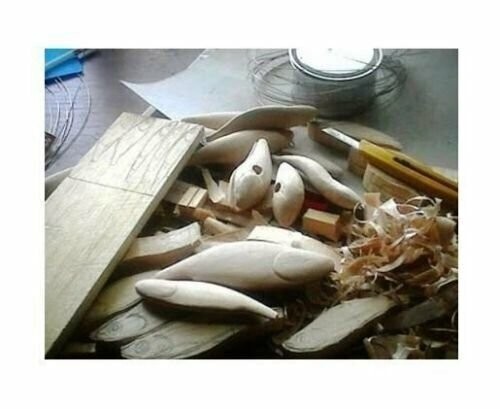 VINTAGE UGLY DUCKLING LURE 1 PACK 7 BASS FLOATING 30 YEARS OLD HAND MADE - Bild 8 von 12
