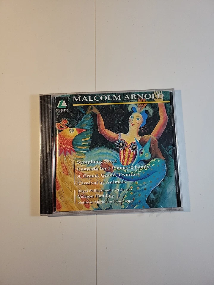 Markham, Richar Malcolm Arnold: Symphony No. 2; Concerto for 2 Pianos 3 Han (CD) Foto 2 de 4