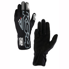 OMP KS-4 KARTING KART GLOVES BLACK- RACING TRACK DAYS DRIVING GLOVES - TONY KART