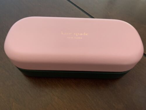 Kate Spade Hard Shell Case for Sunglasses Glasses Pink Green 6.25”